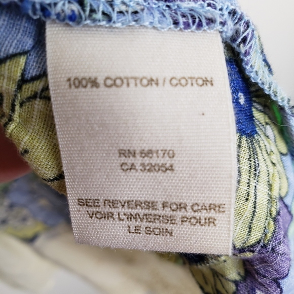 FREE PEOPLE Smocked, Floral, Eyelet Lace Tie Dress size Small - Picture 3 of 6